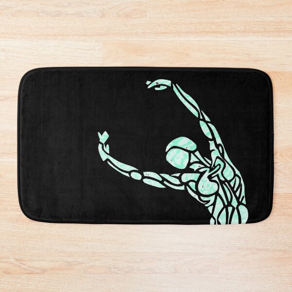 Item preview, Dancer No.14 - Smaller Single Design (Soft Teal) designed and sold by danceink.