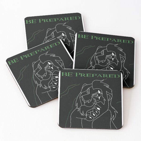Item preview, Scar Negative Space Be Prepared designed and sold by Celisa Lynn.