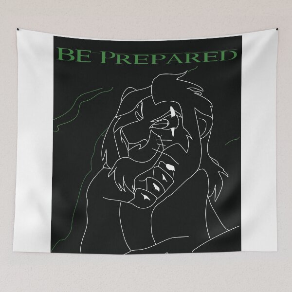 Item preview, Scar Negative Space Be Prepared designed and sold by Celisa Lynn.