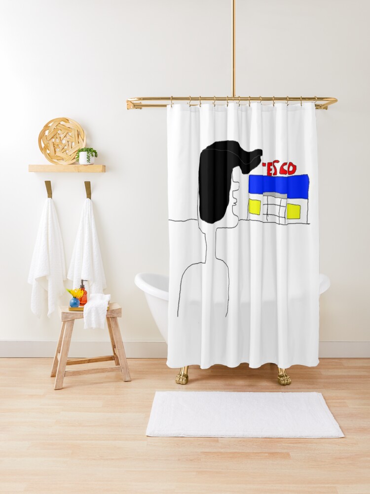 Tesco shower outlet curtain