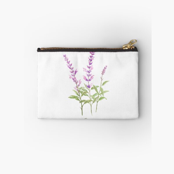 Aperçu de l'œuvre Aquarelle Herbe Fleurs De Sauge créée et vendue par cornercroft.