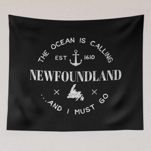 Item preview, The Ocean is Calling and I Must Go || Newfoundland and Labrador || Gifts || Souvenirs || Clothing designed and sold by SaltWaterOre.
