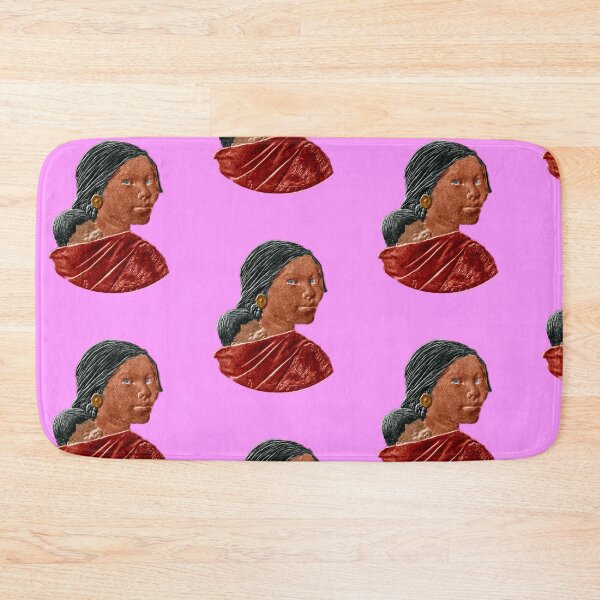 Item preview, American Indian lady and baby on Pink (Sacagawea) designed and sold by articlave.