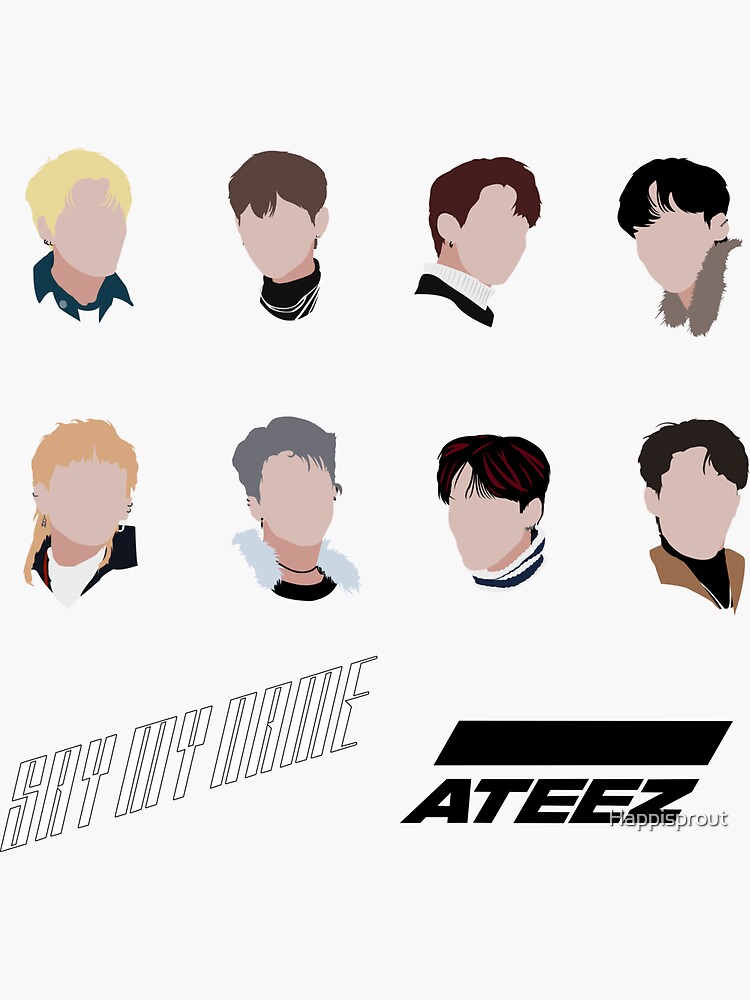 ATEEZ Pirate King - Will you be my friend? Stickers by totomagoto, Redbubble