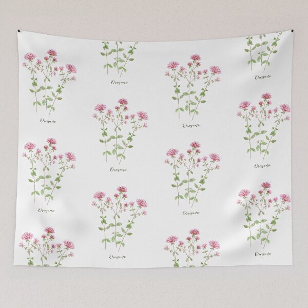 Item preview, Botanical illustration of herb Oregano  designed and sold by cornercroft.