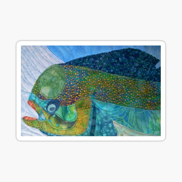 Vista previa del artículo con la obra «Mahi mahi», diseñado y vendido por NaidaK.