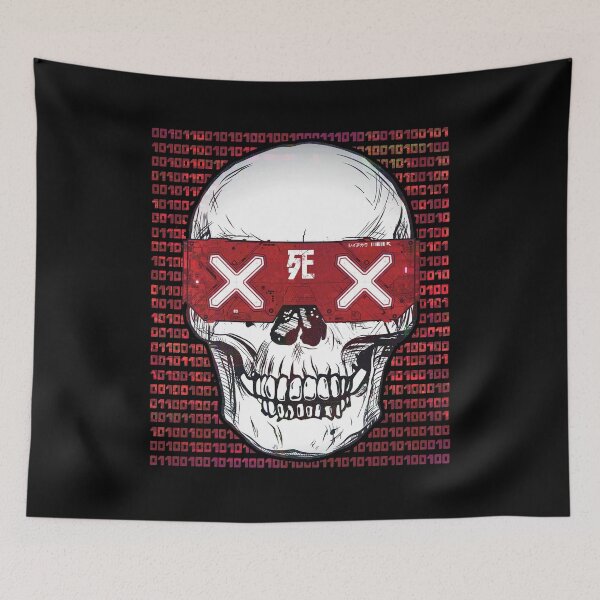 Item preview, Cyberpunk Skull designed and sold by Kiboune.