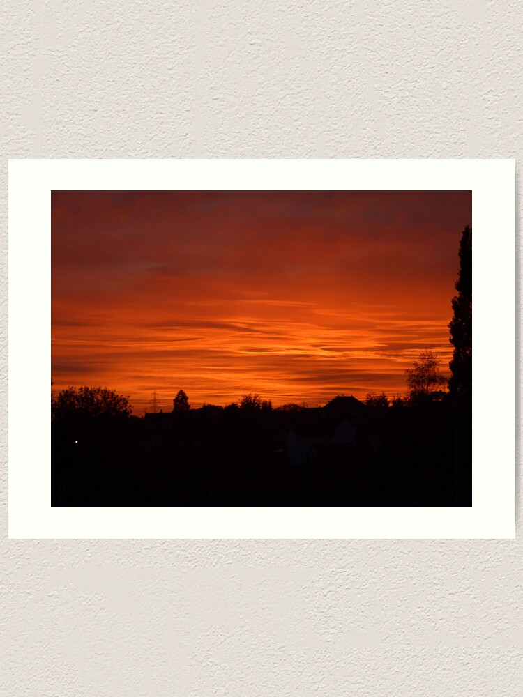 Alternate view of Jovian Sunset Art Print
