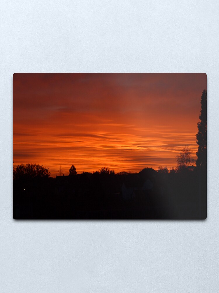 Alternate view of Jovian Sunset Metal Print