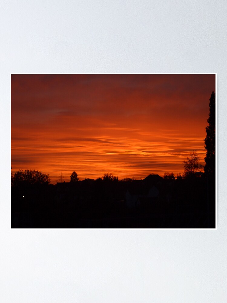 Alternate view of Jovian Sunset Poster