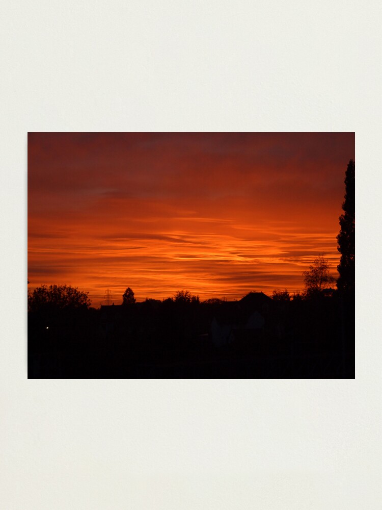 Alternate view of Jovian Sunset Photographic Print