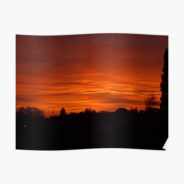 Jovian Sunset Poster