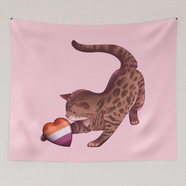 Item preview, Pride Kitty - Lesbian designed and sold by Kaylee Schuler.