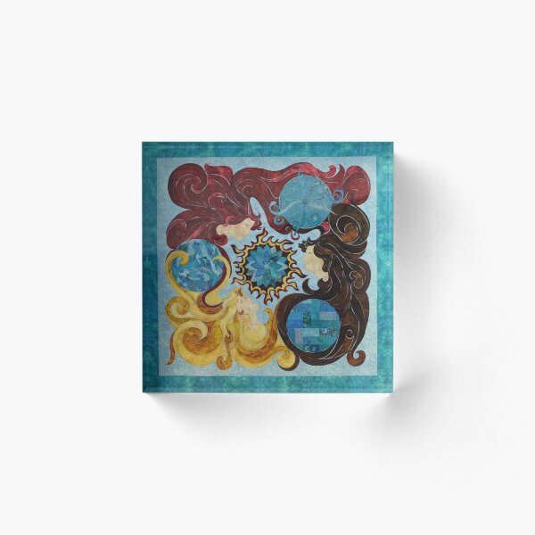 Women in Harmony Acrylic Block