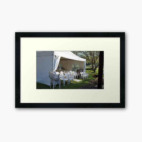 Winter Wedding - Adelaide Hills Wedding, Fleurieu Peninsula Wedding by South Australian artist Avril Thomas Framed Art Print