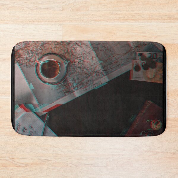 Item preview, Where to go next - Glitch Art Travel Planning designed and sold by Quentin1984.