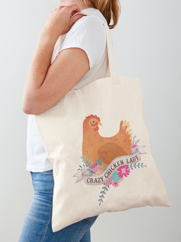 BHWT - Crazy chicken lady Tote Bag