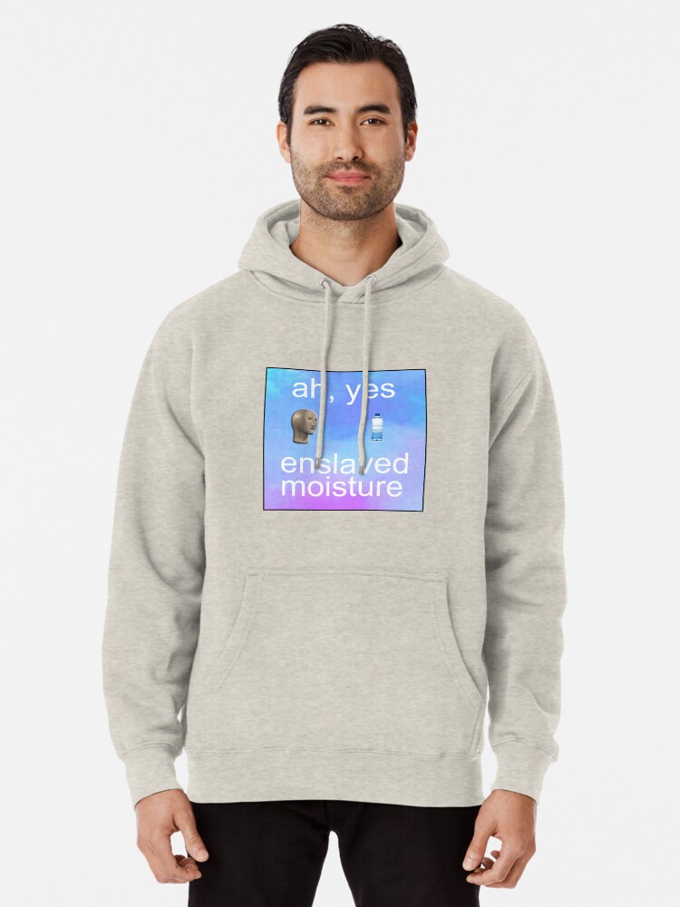 Ah Yes Enslaved Moisture Meme Pullover Hoodie By Barnyardy