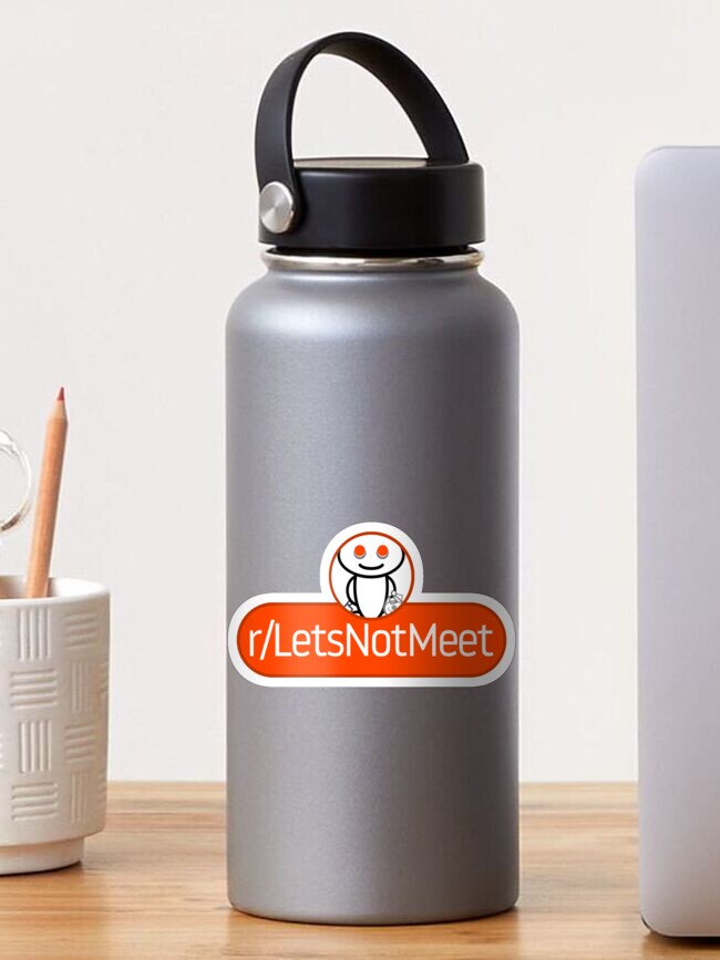 Subreddit Lets Not Meet Sticker By Artsylab Redbubble