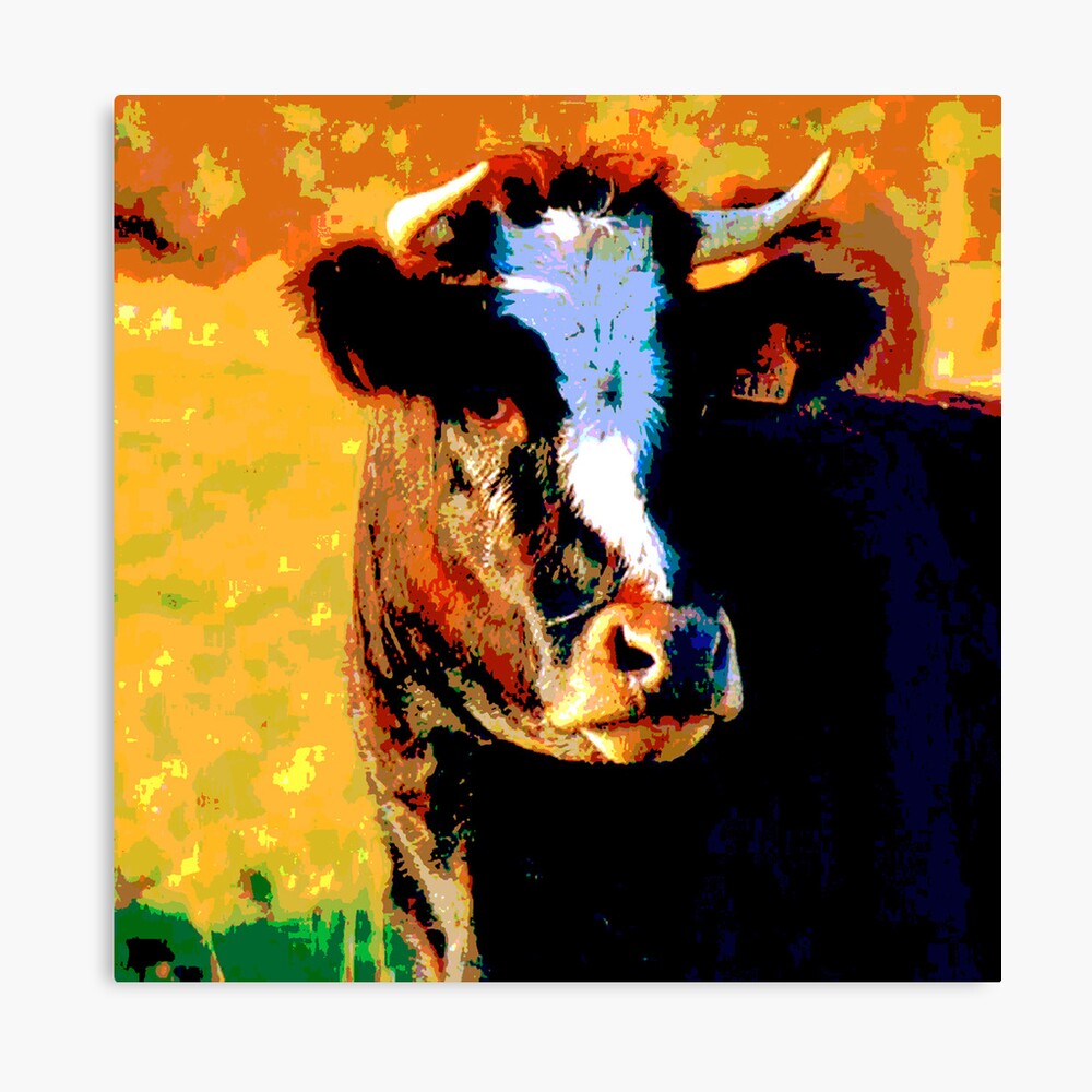 Cow debout 2 Canvas Print