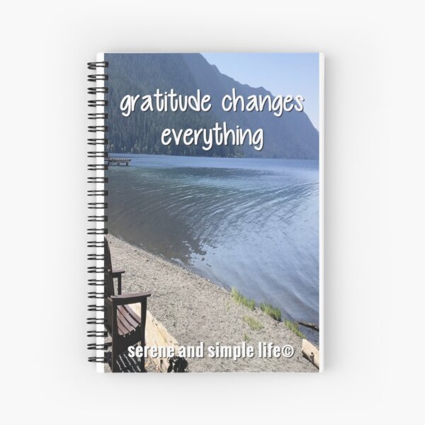 gratitude changes everything spiral journal Spiral Notebook