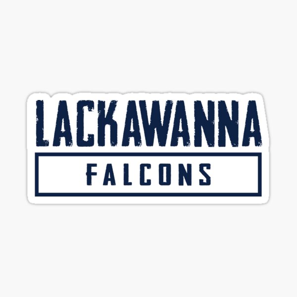 Lackawanna Falcons (Distressed Type) Sticker