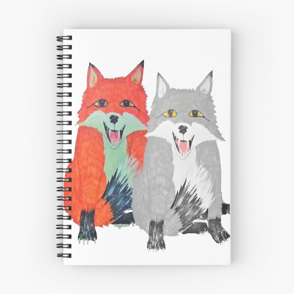 Item preview, Red and Gray fox designed and sold by BellsPainting.