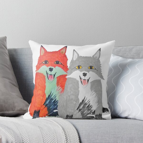 Item preview, Red and Gray fox designed and sold by BellsPainting.