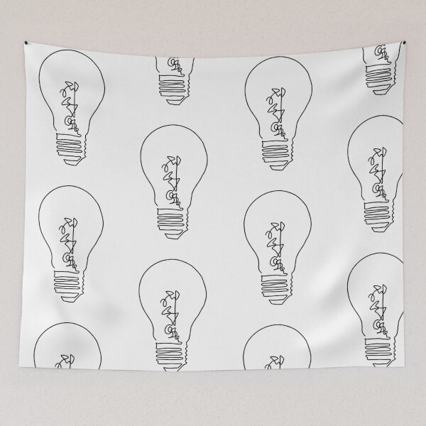 Item preview, White lightbulb designed and sold by Oh-Hecko.