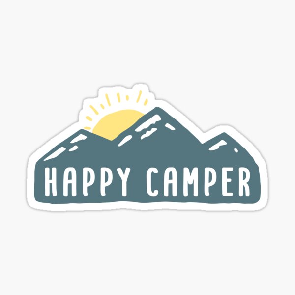 Happy Camper Stickers for Sale