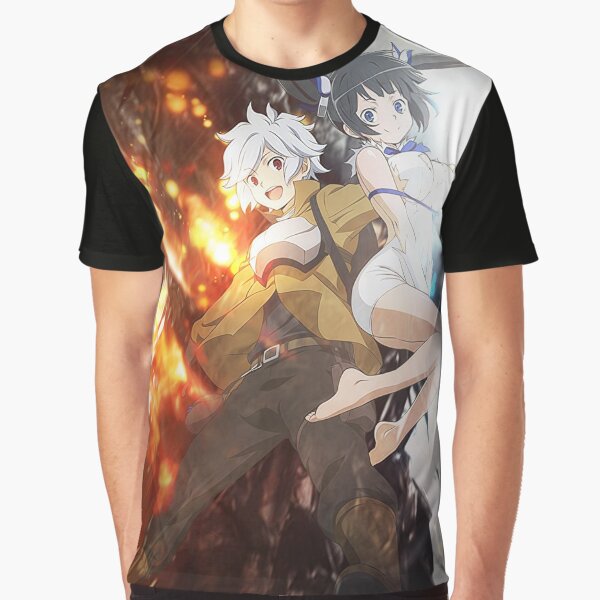 Main Characters from Danmachi Season 4 or Is It Wrong to Try or Dungeon ni  Deai Anime in Vintage Pop Art : Bell, Hestia, T-Shirt - AliExpress