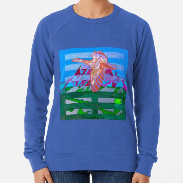 Hexagram 20: Kuan (Contemplation) Lightweight Sweatshirt