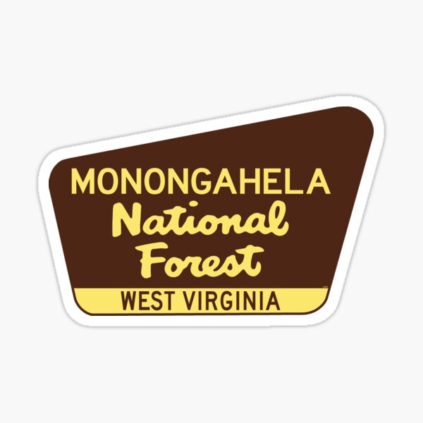 Monongahela National Forest West Virginia Laptop Luggage Bumper  Sticker