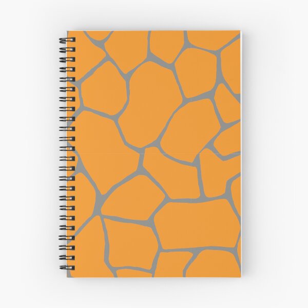 Item preview, Giraffe Skin Print in Orange and Gray designed and sold by Candice Davis.