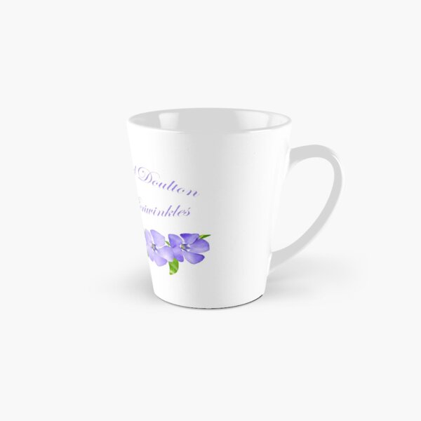 Royal Doulton with Hand Painted Periwinkles Tall Mug