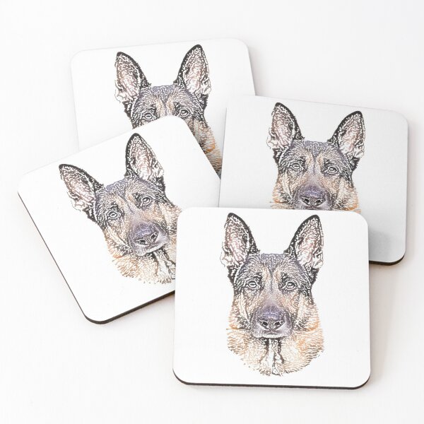 Item preview, German Shepherd Pencil Art designed and sold by Candice Davis.