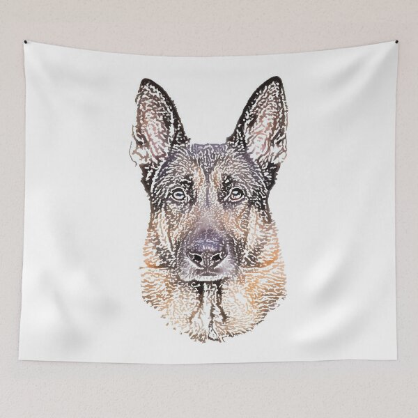 Item preview, German Shepherd Pencil Art designed and sold by Candice Davis.