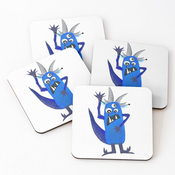 Item preview, Monster Blue designed and sold by SColeCreations.