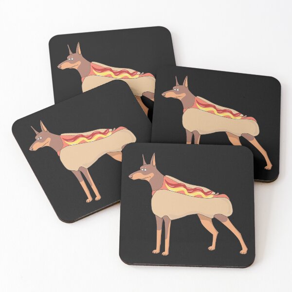 Item preview, Hot Dog doberman designed and sold by WeMadeOurWorld.
