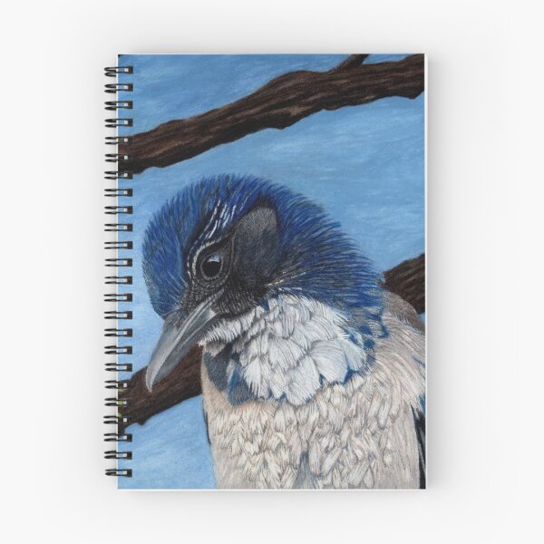 Item preview, Pretty Western Scrub Jay Bird designed and sold by Patricia Barmatz.