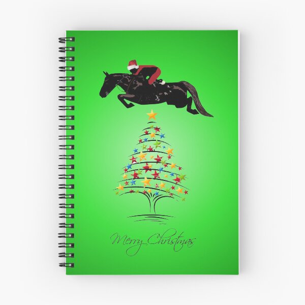 Item preview, Fun Horse Jumping Christmas designed and sold by Patricia Barmatz.