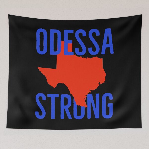 Item preview, Odessa Strong | #odessastrong & Midland Artwork For Life Supporters Red Flag designed and sold by Sutra-Lotus-Co.