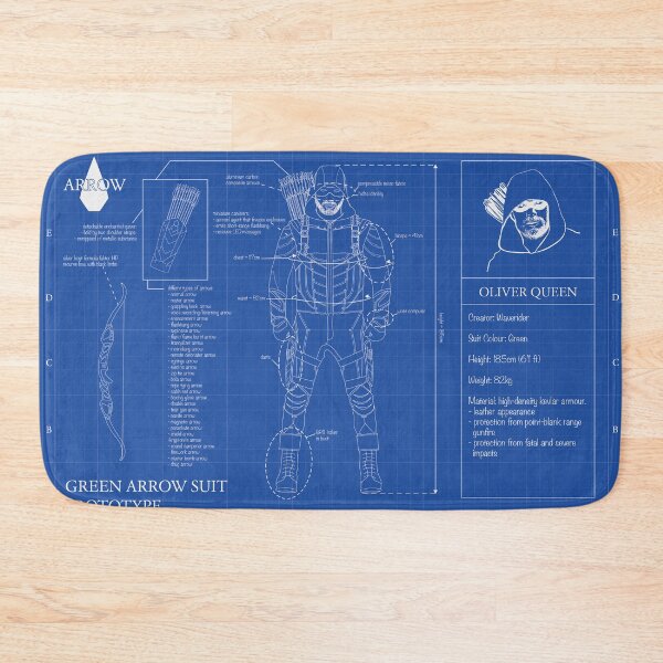Item preview, Green Arrow Blue Prints designed and sold by CapnMarshmallow.