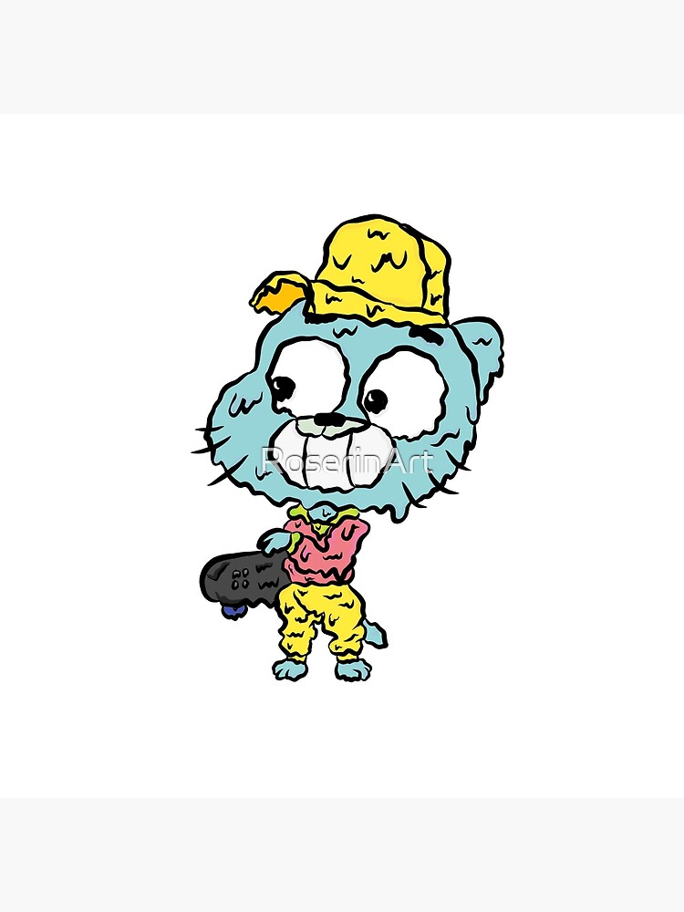 Skater Gumball - The Amazing World of Gumball by RoserinArt