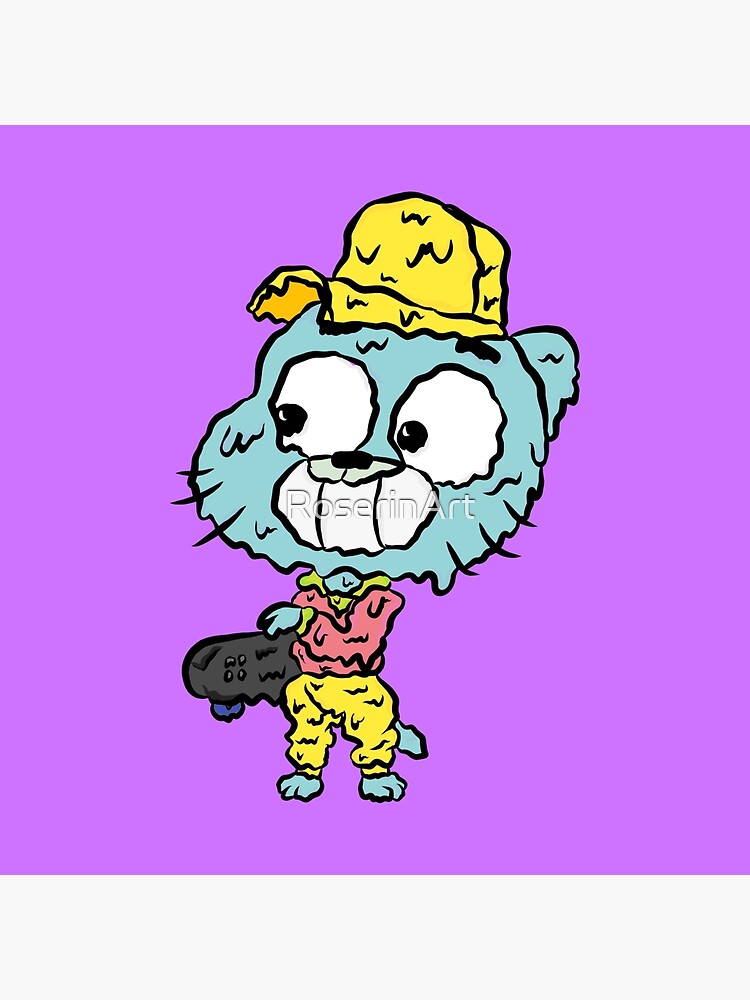 Skater Gumball - The Amazing World of Gumball by RoserinArt