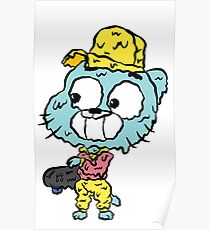 Skater Gumball - The Amazing World of Gumball Poster