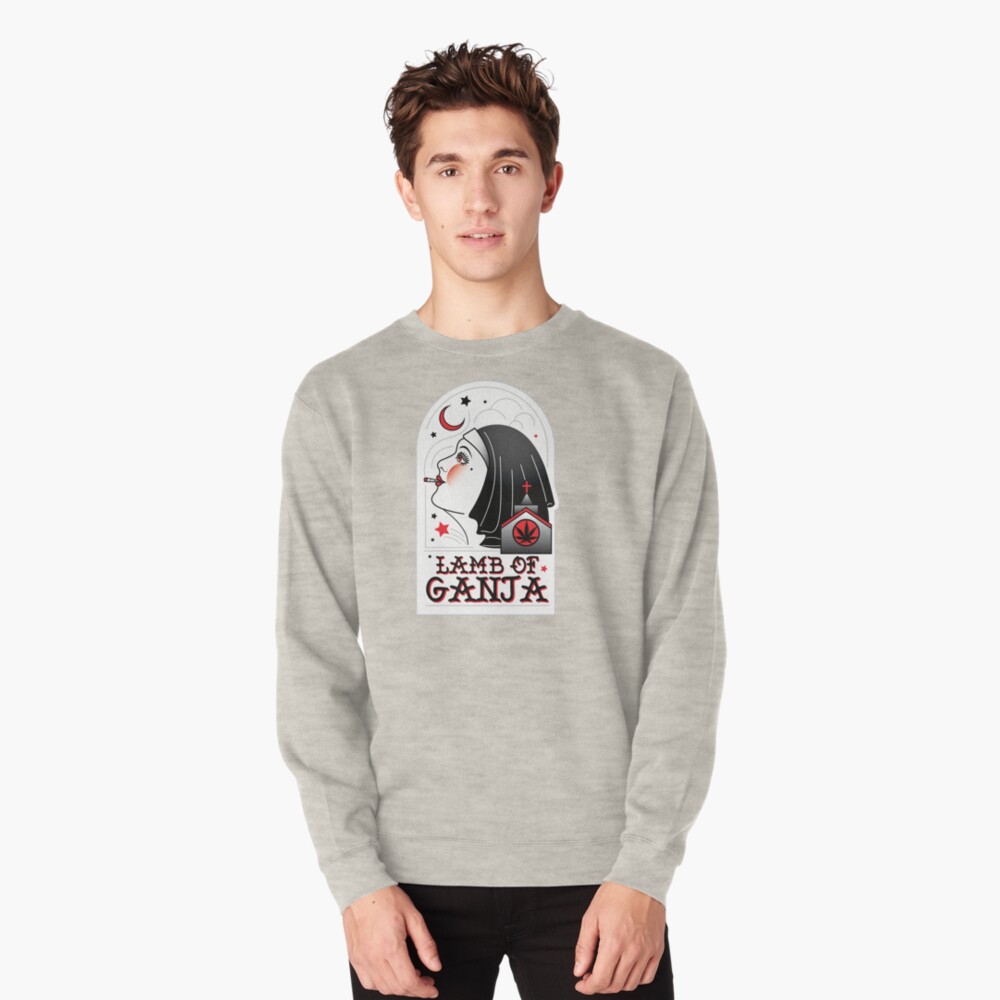 Lamb of Ganja Pullover Sweatshirt