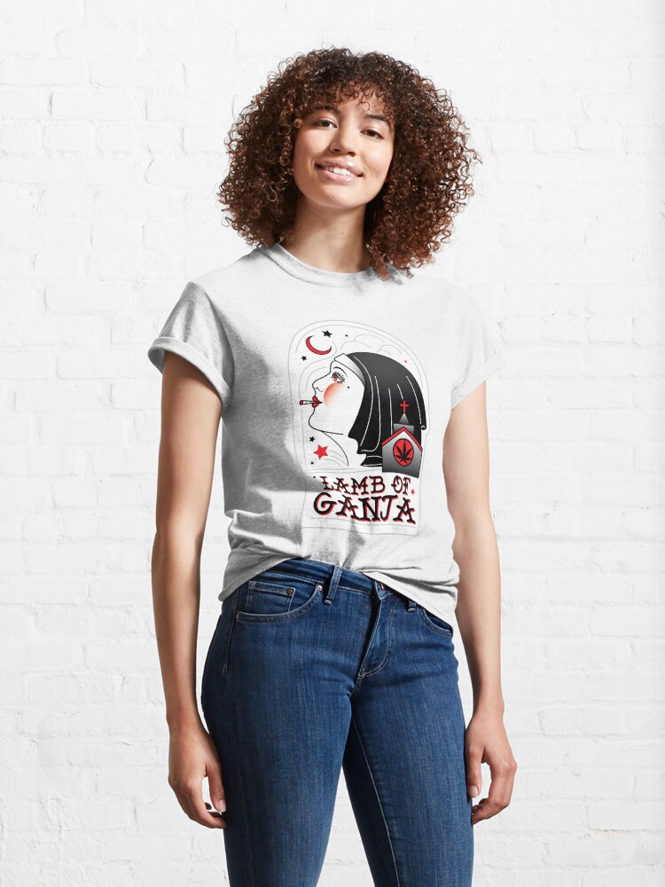 Alternate view of Lamb of Ganja Classic T-Shirt