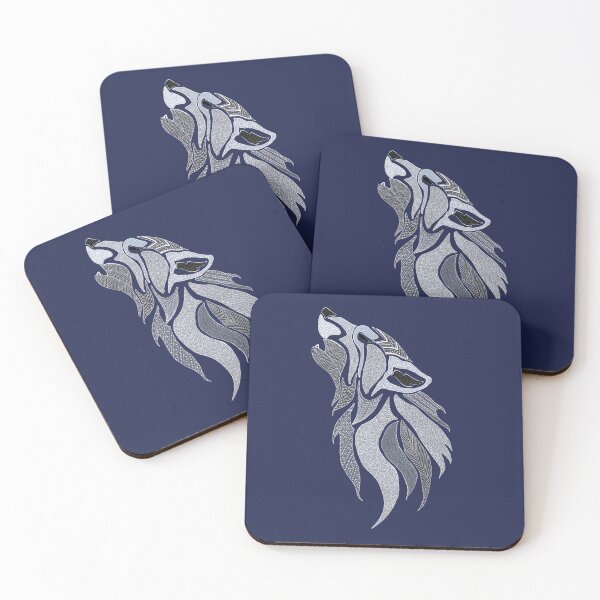 Item preview, Howling Grey wolf designed and sold by Karen  Todman -Aroca Designs-.