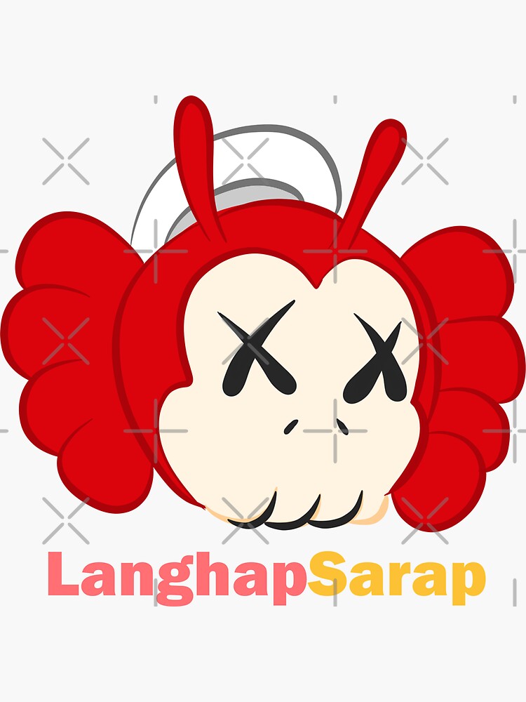 Jollibee Langhap Sarap Pinoy Sticker For Sale By Aydapadi Redbubble